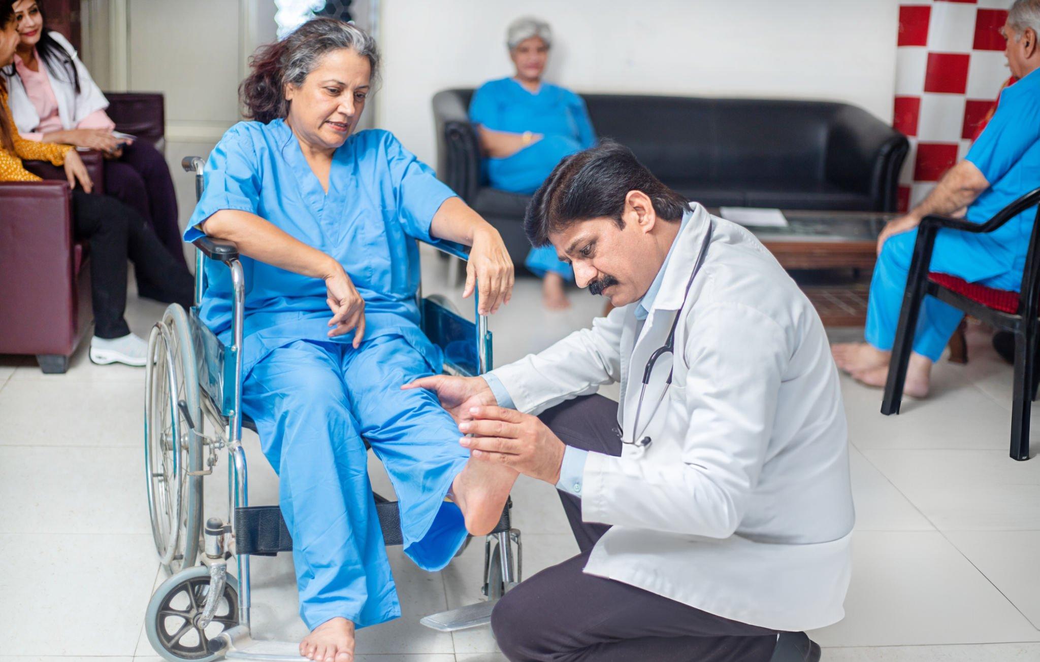 Tag - Patient in Wheelchair - Best Hospital in Bhopal for Orthopedic Care