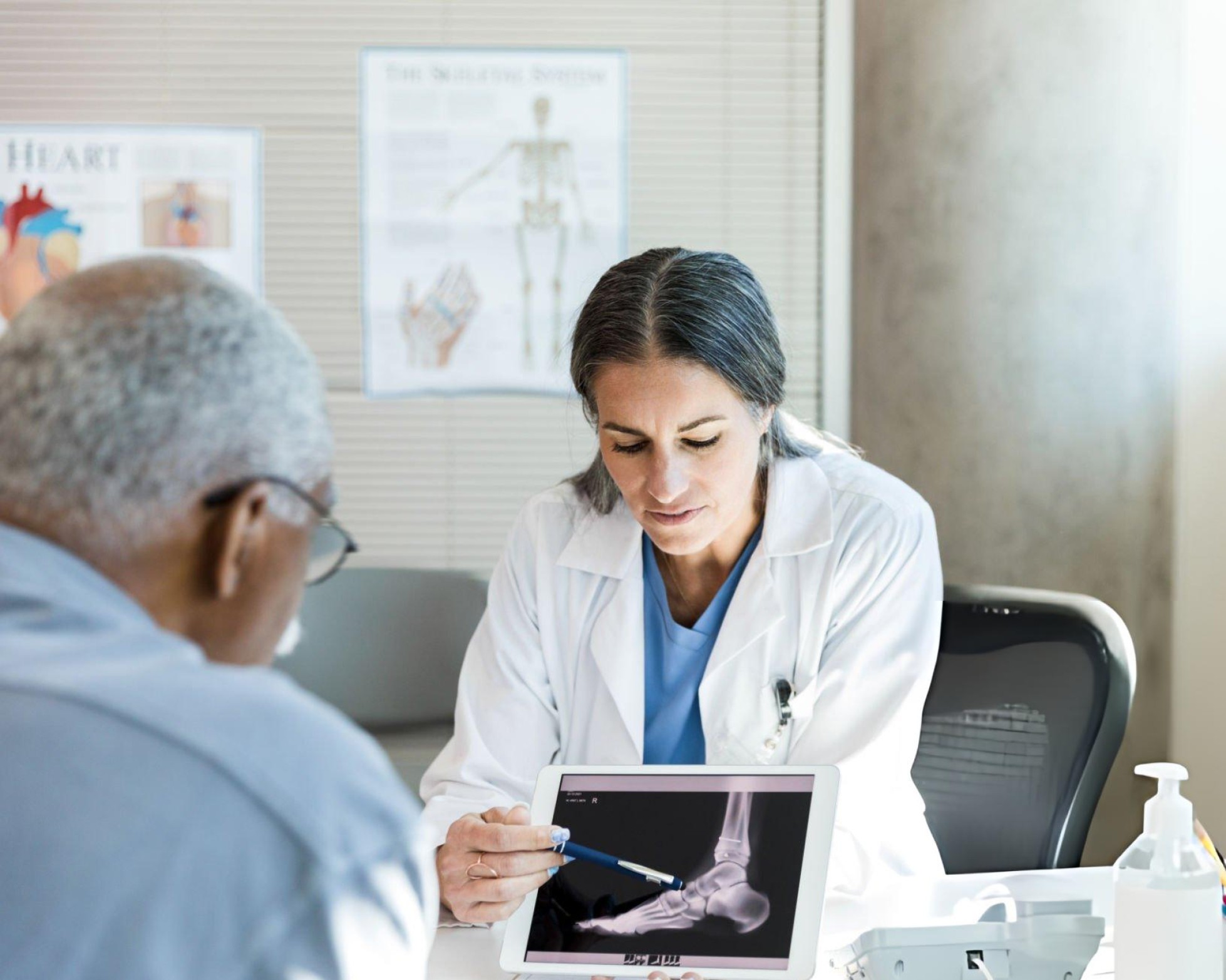 Doctor discussing treatment plan with a patient at Rudraksha Multispeciality Hospital